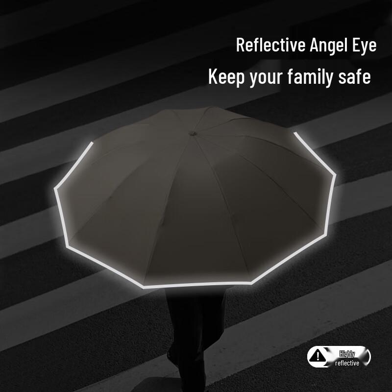 MAYDU Automatic Reverse Folding Umbrella with Buckle