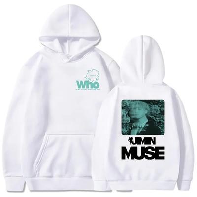 Jimin Muse Who Is My Heart Waiting for a Hoodie Korean Band Member Graphic Interesting Graphic Sweater Woman Chandal