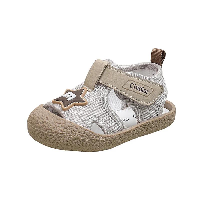 Kids Shoes Baby Boys Girls Summer Sandals Non-slip Soft Sole Toddler Sandals Breathable Sweat Sandals Sneakers