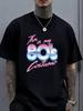 Designed for Teenagers This Is My 80S T-Shirt 80S Themed Party Retro Graphic Tee Relaxed Fit Short Sleeve Casual Breatha