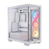 PC Case - CORSAIR - 3500X RSR ARGB Tempered Glass Mid-Tower - 3 Reverse-blade ARGB Fans - White