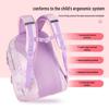 Kuromi Unisex Lightweight School Backpack for Grades 1-6: Spine-Protecting, Load-Reducing Double Shoulder Bag for Kids
