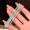 Elegant Mint Green Zirconia Stackable Bracelet for Women – Versatile, Simple, Exquisite Hand Jewelry