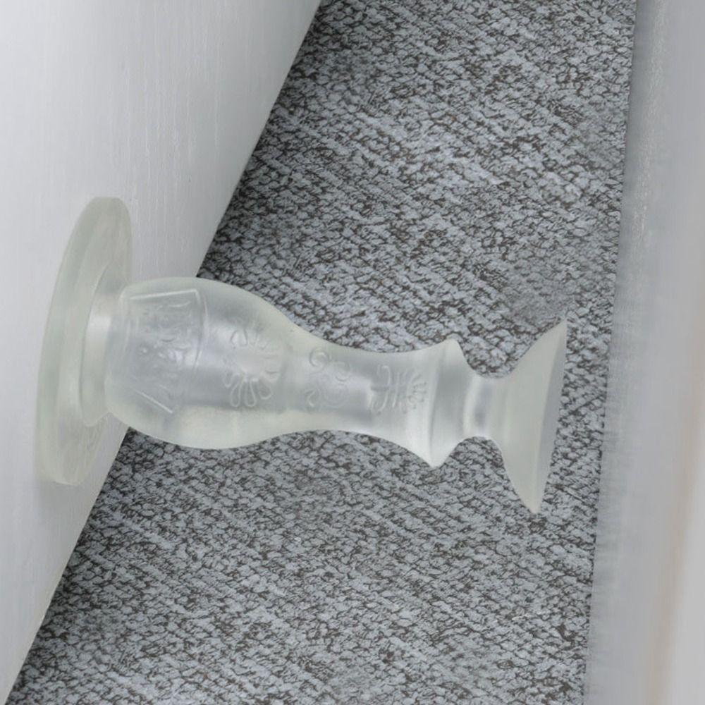 Silicone Wall Protectors Mute Floor Holder Anti Collision Door Stopper Self Adhesive Door Stopper Bedroom Accessories