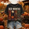 Women's Casual Theme Short Sleeve Round Neck T-Shirt Top
