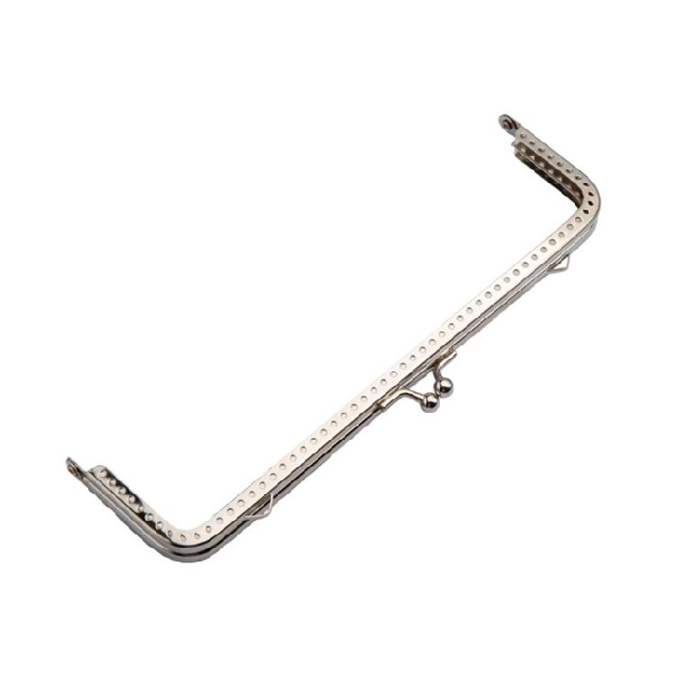 Kwadratowa Metalowa Rama Zapięcie typu Kiss Clasp Uchwyt do Torebki Rama z Zapięciem Kiss Clasp Rama do Tworzenia Torebek Kwadratowa Torebka Kopertówka Rama Rękodzieło DIY