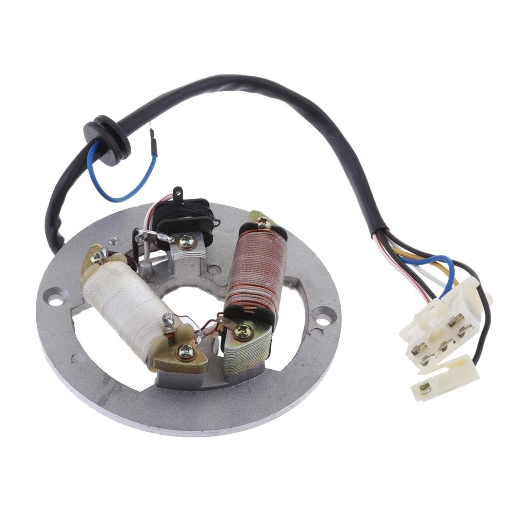 Magnetic Stator Ignition Generator 2 Pole Coil Stator Coil for Yamaha Scooter ATV Motorcycle