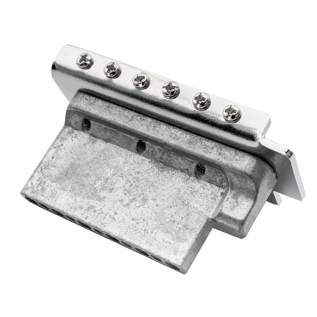 Musiclily Tremolo Unit Bridge for ST Strat Electric Chrome 10.5mm Guitar,