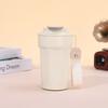with Lid Eight-Angle Coffee Cup Stainless Steel Sports Cup Vacuum Insulated Cup  for Home Work