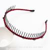 Korean Long-toothed Non-slip Headband with Comb Headdress Simple Headband with Teeth Hairpin Makeup Face Wash Headband