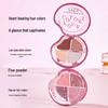 ZVEV Z216 Korean Aegyo Sal Eye Palette: Four Colors, Matte & Shimmer, Waterproof, Smudge-Resistant, Highly Pigmented.