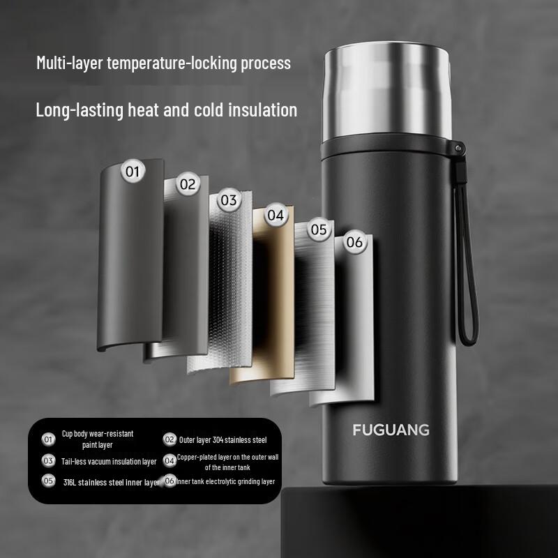 Fuguang 316L Stainless Steel Insulated Water Bottle