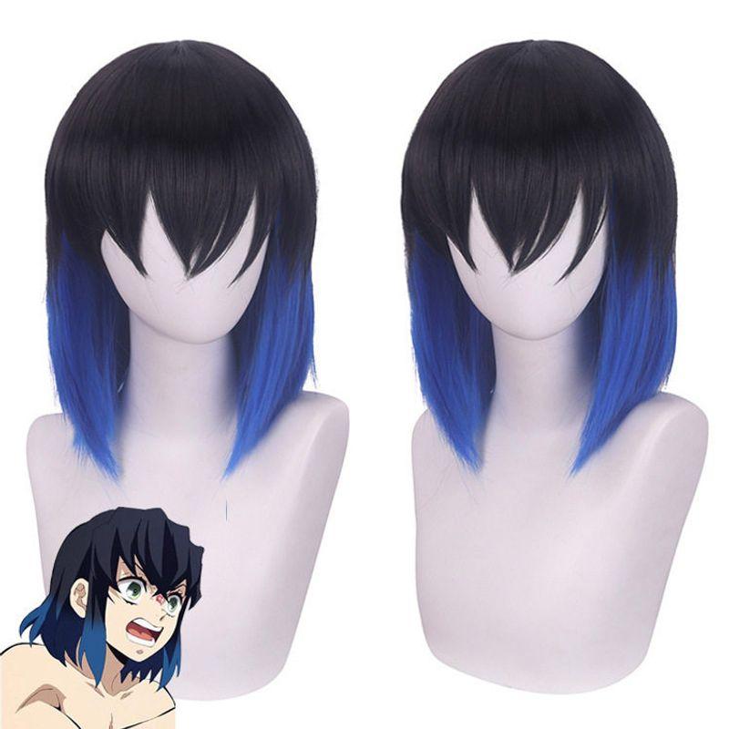 Muzan Inosuke Cosplay Costume Anime Demon Slayer Halloween Role-Playing Cosplay Full Set Inosuke Wig XXL