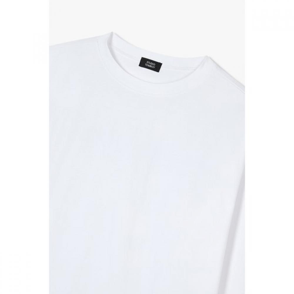 STudio Tomboy Men Back Fade PrinT Long Sleeve T shirT 91m6122122