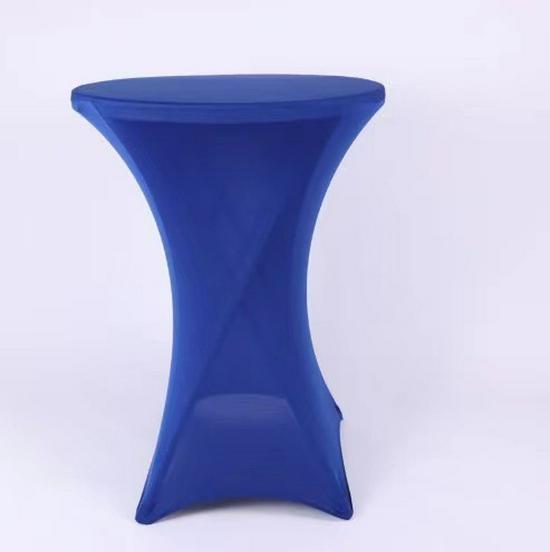 

Стрейч Чехол для Коктейльного Стола, Высокая Круглая Скатерть для Барного Стола, Чехол для Банкетного Стола 55x90 cm королевский синий