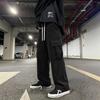 Men's Retro Corduroy Straight Leg Pants with and Multiple Pockets for Casual Wear