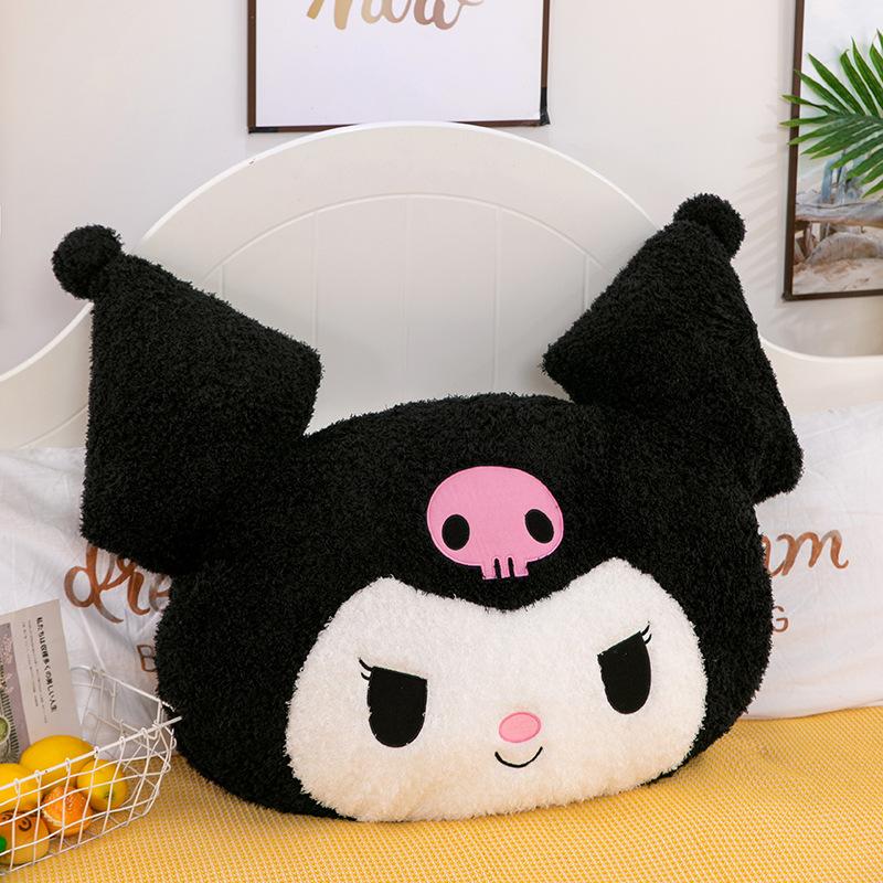 Cartoon Kuromi Melody plush toy sleeping pillow sofa pillow girl holiday gift