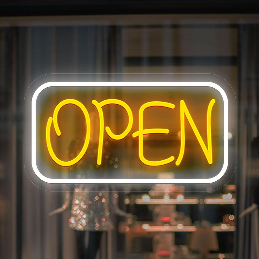 Neon Open Sign - Business Decorative LED Light