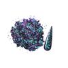 Nail Powder Flake Colorful Coarse Cloud Brocade Powder Handmade DIY Face Body Makeup Nail Art Decoration Supp