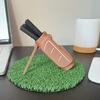 Golf Bag Pen Holder, 3D Printed Pencil Stand for Desk, Creative Golf Club Shape Organizer, Foldable Phone Stand for Office