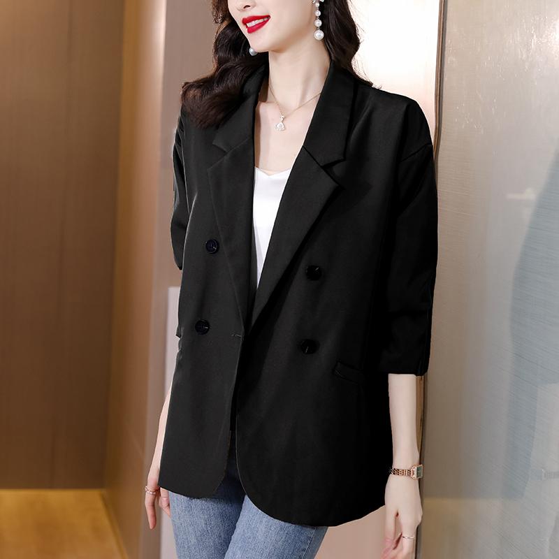 Female Spring and Fall Short Section British Style Design Sense of Niche Casual Net  Suit Plus Size
