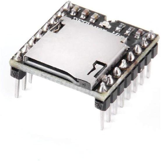 HiLetgo 2pcs mp3 Player Mini MP3 Player Audio Voice Module TF Card U Disk Board for DFPlayer Audio Voice Music Module