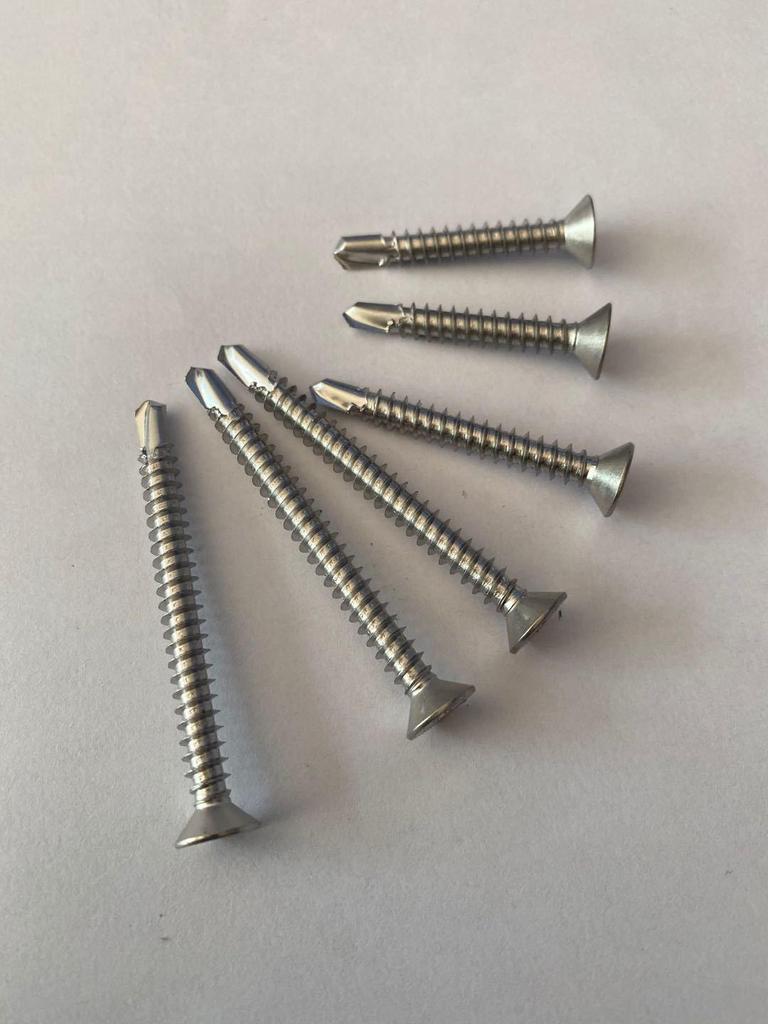 410 Stainless Steel Phillips Flat Head Self-Tapping/Drilling Screws M4.2-M4.8