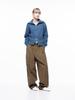 Chaenseseunoi Corduroy One-Tuck Wide Pants - Brown /M243Pt01Brw