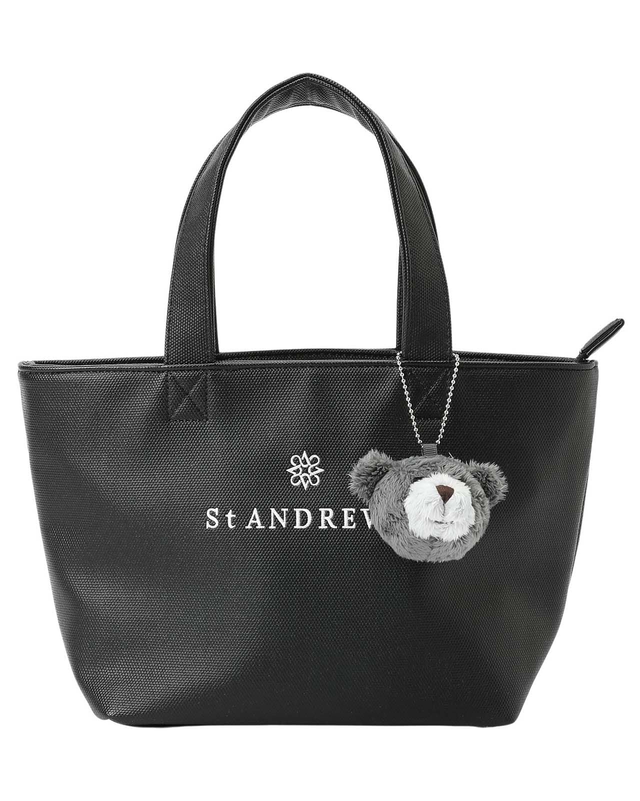 

[St. Andrews] Continuing standard product cart bag [Teddy Bear Series] (with bear charm) Golf Round 042-5981321 010Black FR
