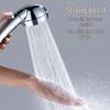 Three-Speed Adjustable High-Pressure Handheld Shower Head with One-Button Water Stop