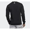 Adidas Sweatshirts Men's Black Crew Neck Moderate Regular FU6222