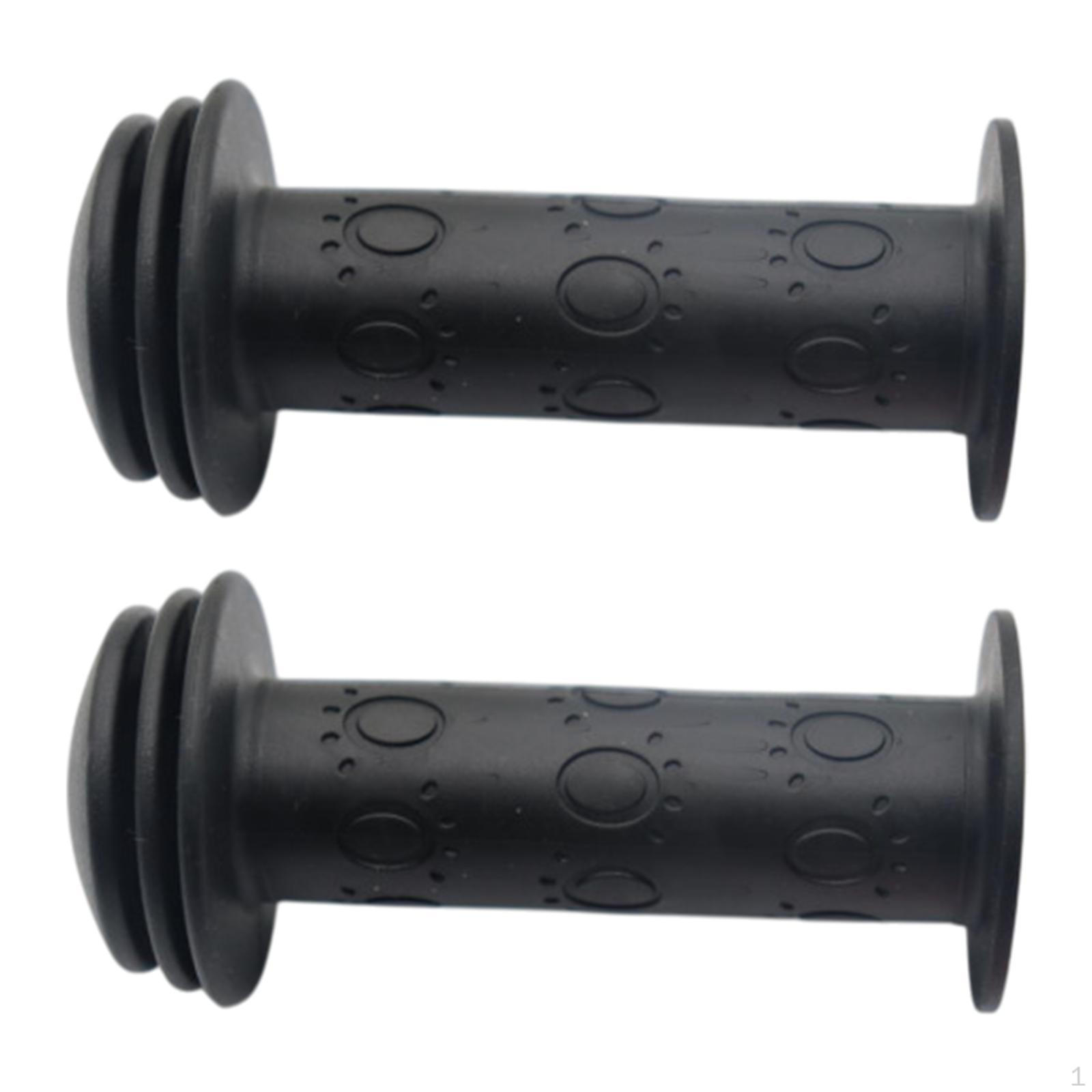 

2 комплекта ручек для велосипедных ручек для детского велосипеда и трехколесного велосипеда чёрный