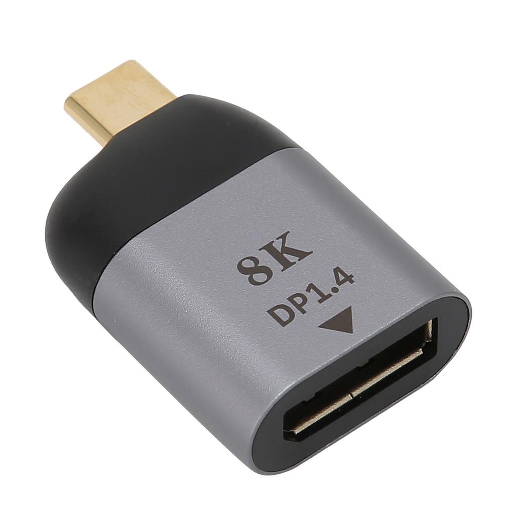 Portable TypeC Male To DP Adapter Mini Size Metal Compatible for Windows Android OS X