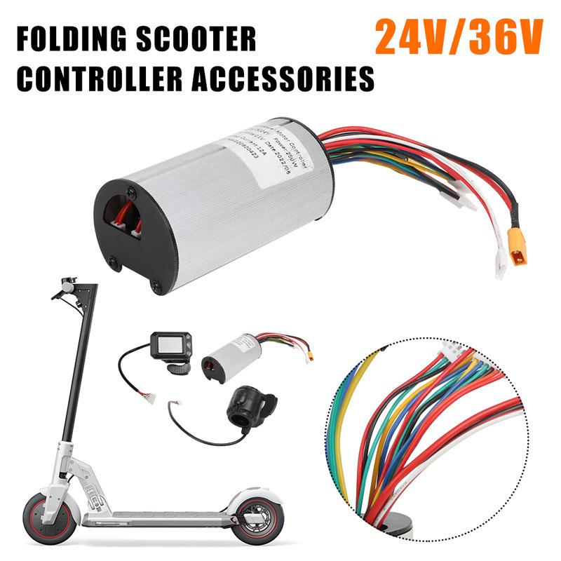 24V 36V Electric Scooter Controller Brake LCD Display Set Brushless Motor 5.5/6.5-inch Electric Scooter Controller Accessories