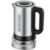Electric Kettle, 1.7L, Fast Boil, 3kW Water Kettle with UK Strix Thermostat, Keep Warm Function, LCD Base, Silver Tone