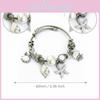 Ocean Theme Stainless Steel Beaded Bracelet With Starfish Sea Creatures For Women Summer Jewelry
