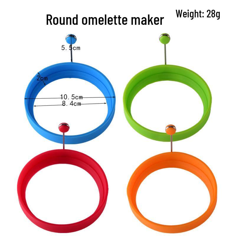 Fünf-Sterne Herzförmige Silikon Eier- und Pfannkuchenform