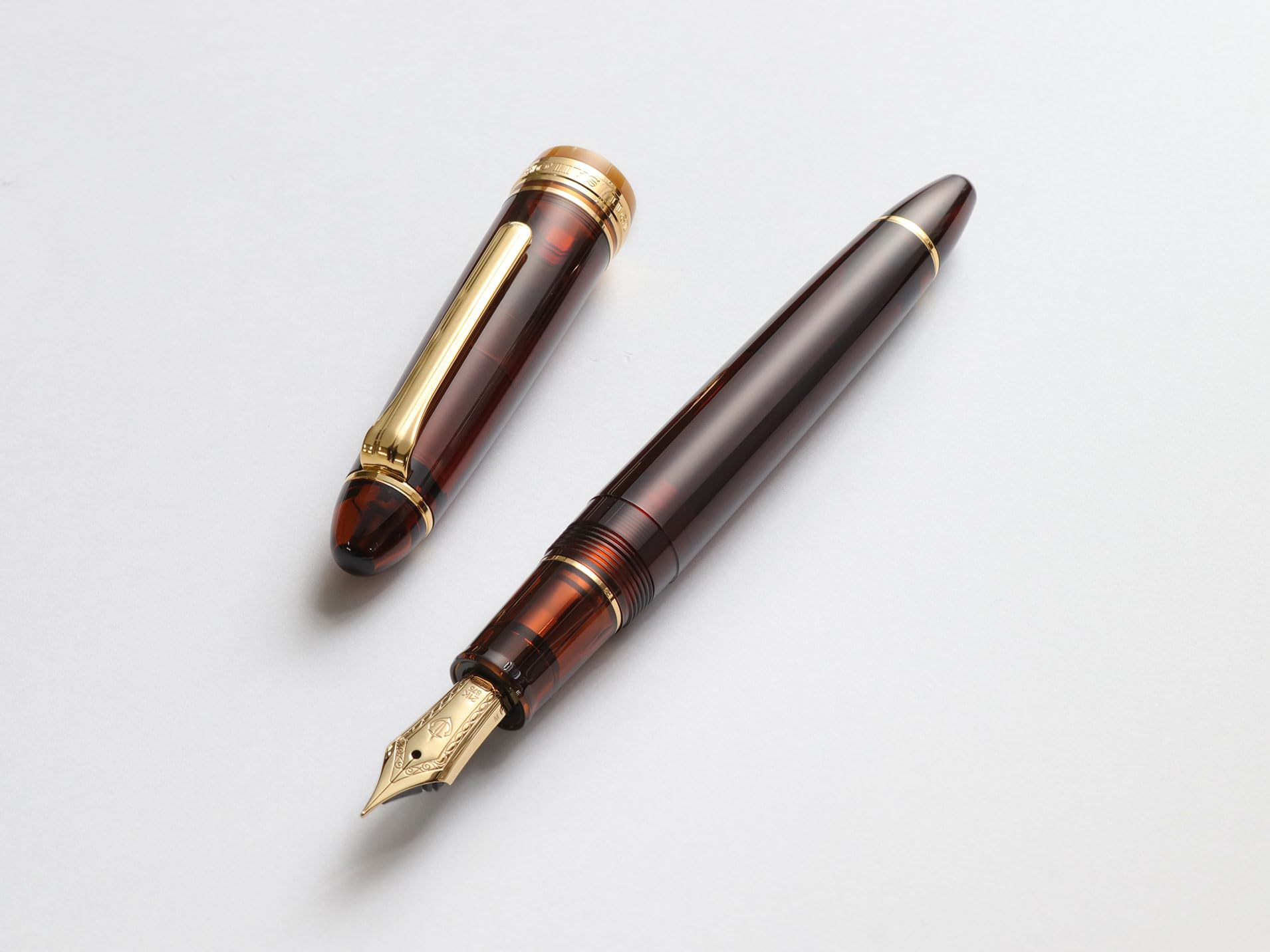 

WANCHER Limited Fountain Pen SAILOR Original Profit 21 Mocha Brown 21K Fountain Pen Special Production [Wancher Product] (F (Fine)) коричневий