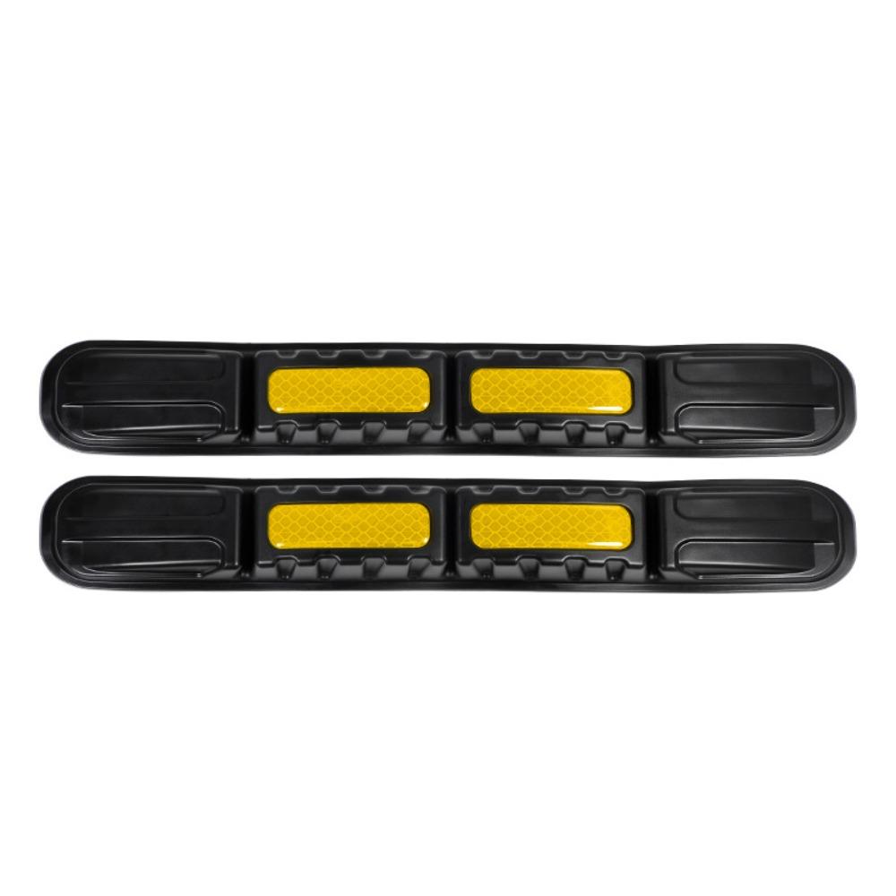 2Pcs Reflective Bumper Guard Strips TPU Material Auto Door Edge Guards  Vehicle Exterior жёлтый