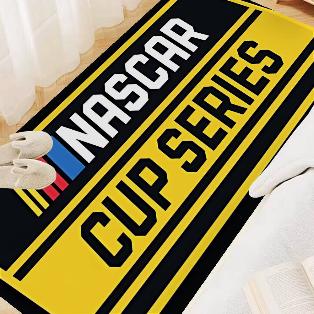 

N-NASCARS Racing Car Floor Mat Rectangle Anti-slip Home Soft Badmat Front Door Indoor Outdoor Mat Hotel Decor Mat 40x60cm