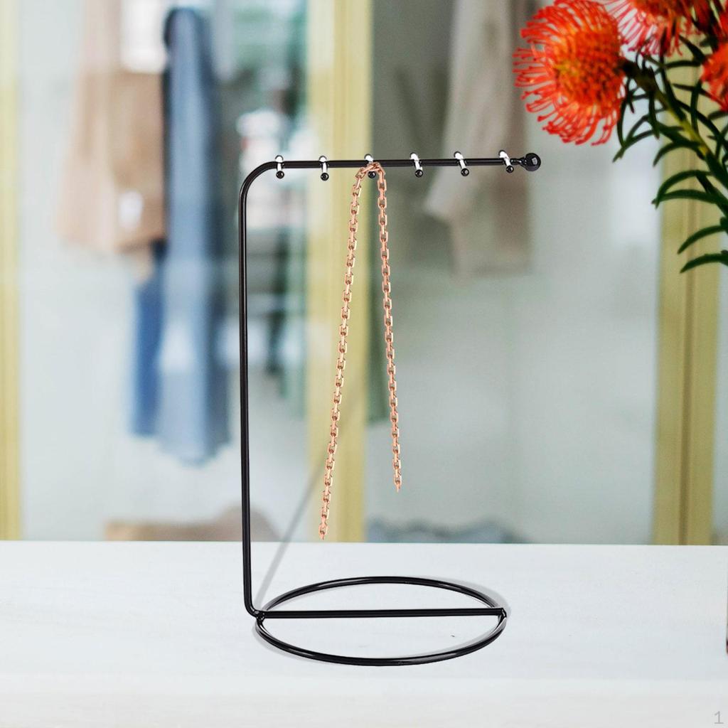 Jewelry Display Stand with 12 Hooks for Keychains And Pendants