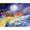DIY 5D Diamond Painting Santa Claus Diamond Embroidery Winter Snow Tree Cross Stitch Full Round Drill Mosaic Christmas Gift