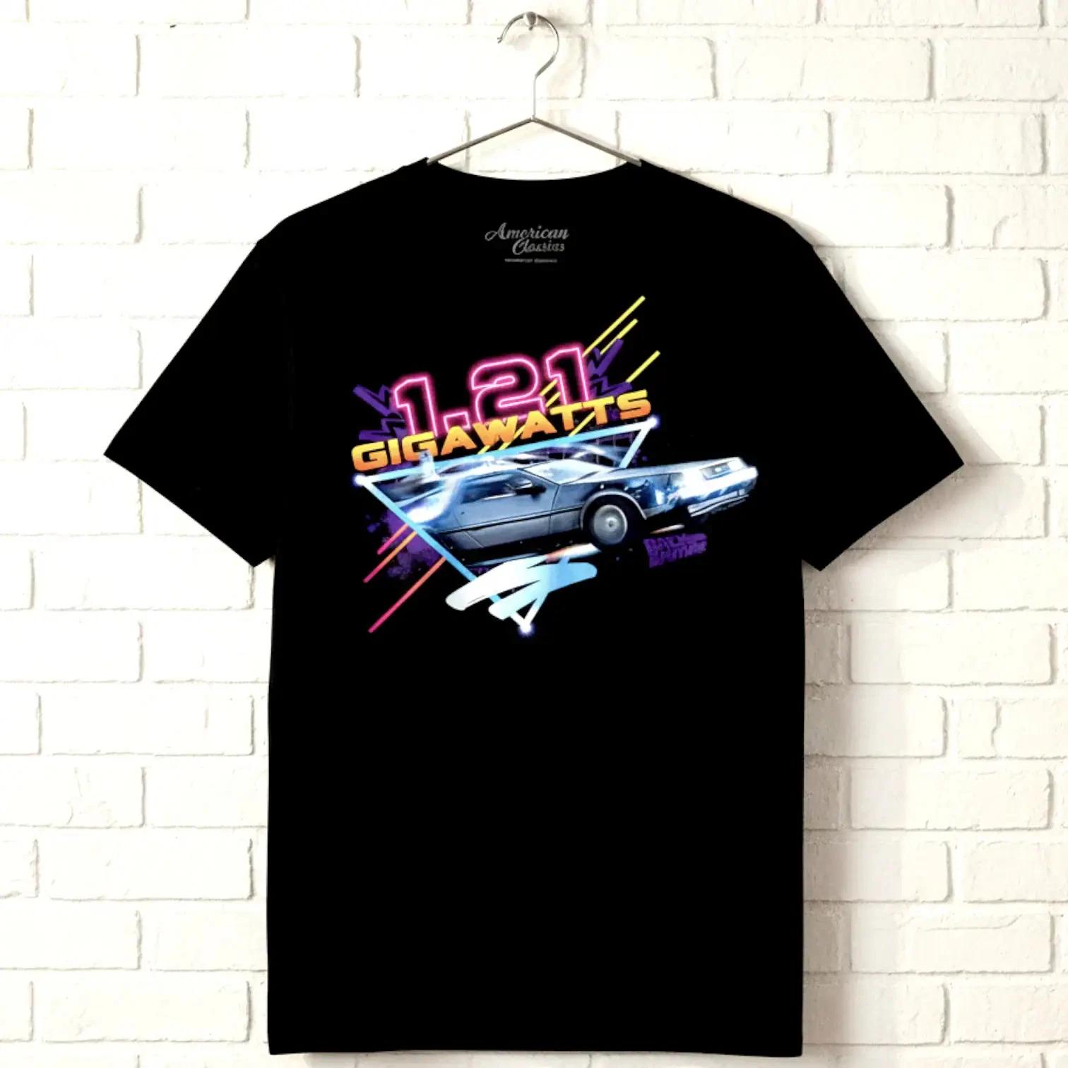 Back to The Future Neon 1.21 Gigawatts Men s T Shirt M
