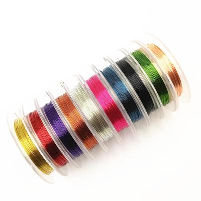Schmuckherstellung, Drahtteile, Perlenrolle, Kupferdraht, Kupferdraht-Zubehör, DIY-Armband, Halskette, Perlendraht, Schmuckseil, Bastelzubehör
