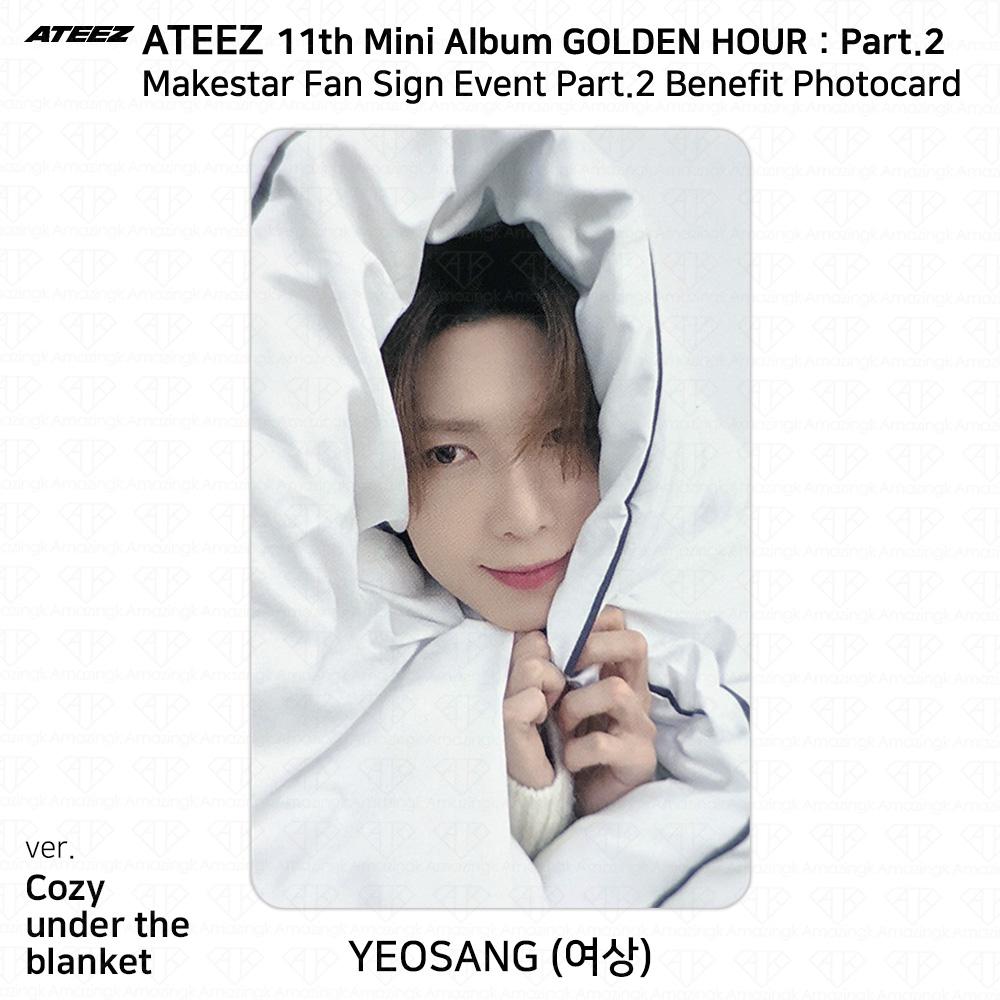 ATEEZ Golden Hour Part.2 Makestar Meet & Call Event Part.2 Carte photo de bienfaisance
