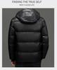 Black Gold Graphene Goose Down Jacket - Autumn/Winter Hooded Casual Fashion Outerwear