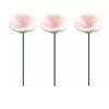 3pcs Ceramic Bee Butterfly Water Dispenser Flower Shape Colorful Bee Watering Station Bird Waterer Garden Decoration Outdoor Use