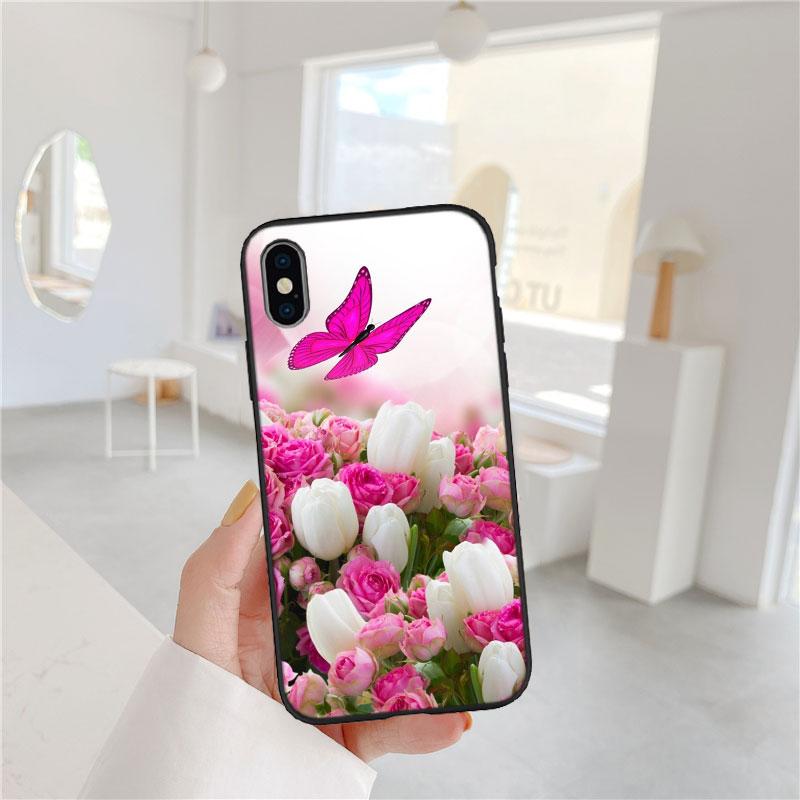 CJ17 Beautiful Roses Flower Soft Shell Phone Case for Redmi Note 13 14 Pro+ Plus A3 A3X 13X 13C 13R 14S 14C 14R