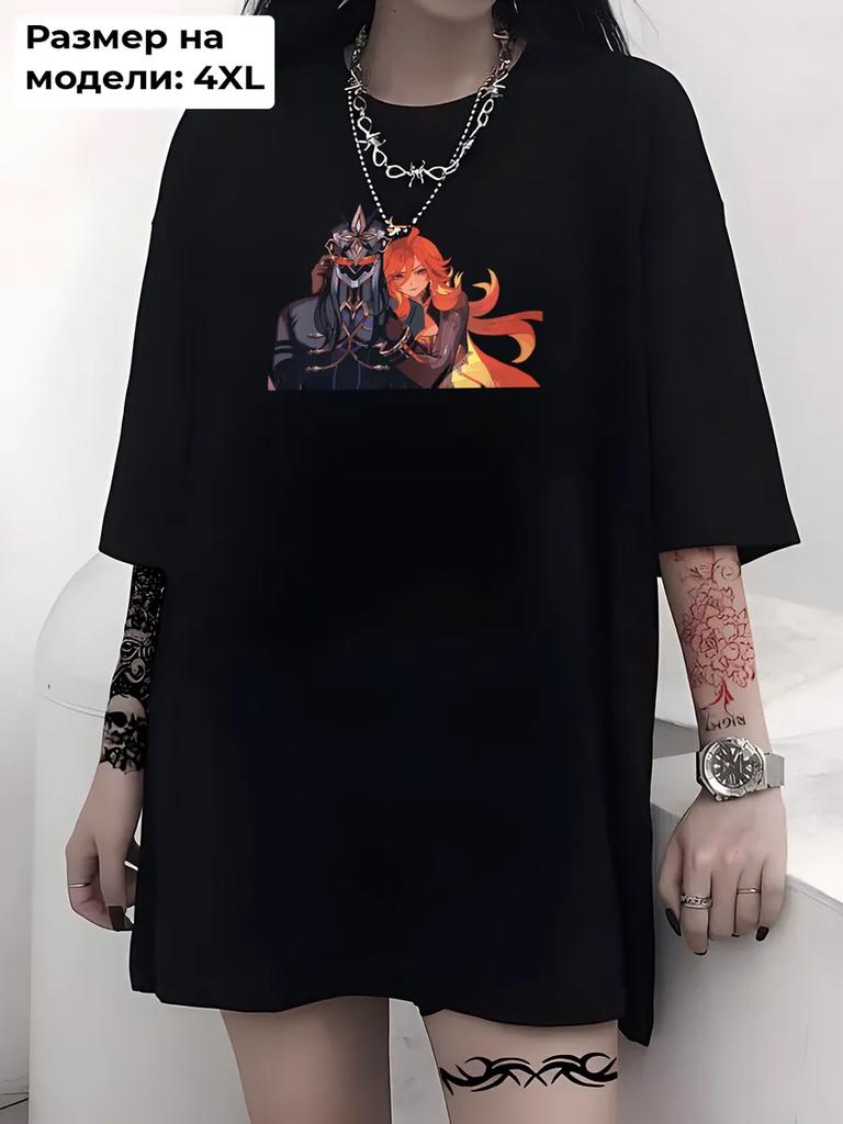 Genshin Impact Capitano and Mavuika T-Shirt