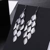 European and American Earrings, Fashionable Styles, Fashionable Metallic Exaggerated Tassels, Elegant Long Trendy Element Earrings and Pendants